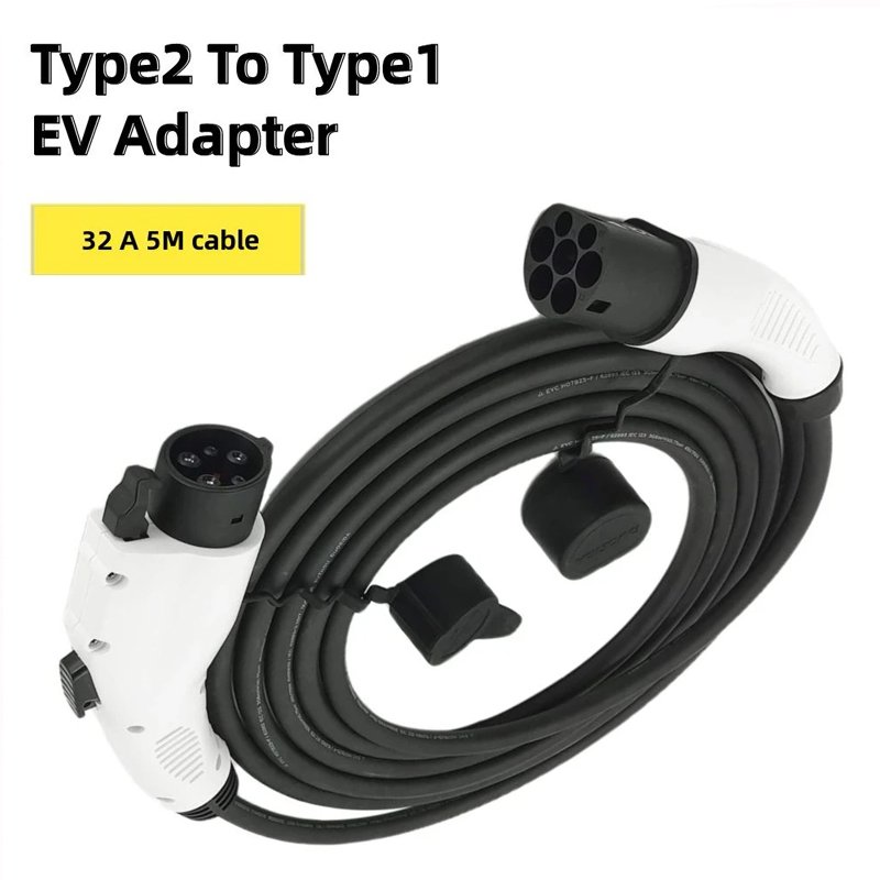 ac type 2 to type 1 ev charging cable