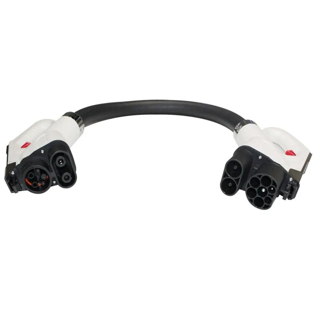 ccs2 to ccs1 commercial dc ev charger station adapter