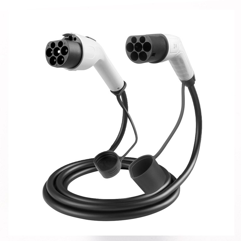 european standard type 2 to national standard gbt double head gun new energy electric vehicle portable charging gun